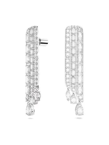 Kolczyki Swarovski białe