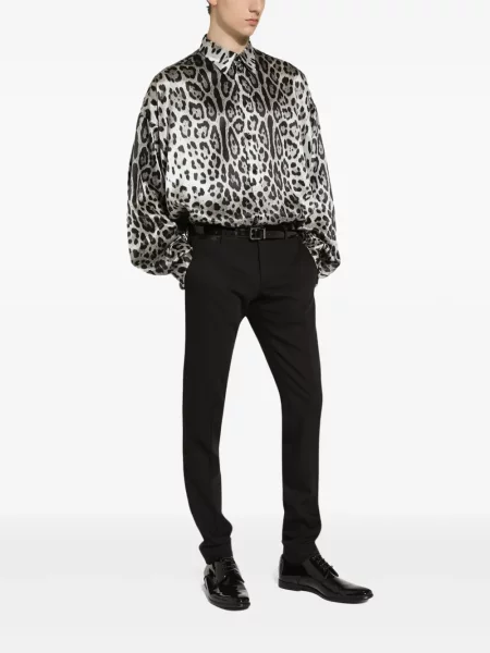 Pantaloni Dolce & Gabbana clasici stretch negru