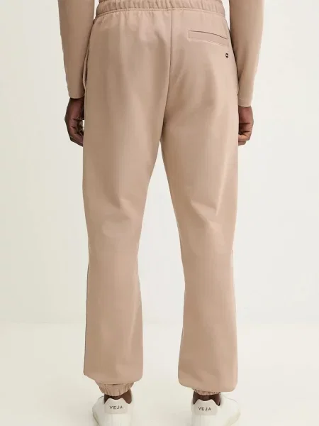 Tommy Hilfiger spodnie dresowe gładkie brązowe