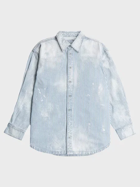 Макси рубашка G-star Raw в полоску