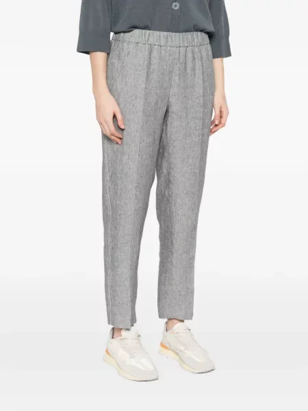 Pantaloni Peserico conici gri