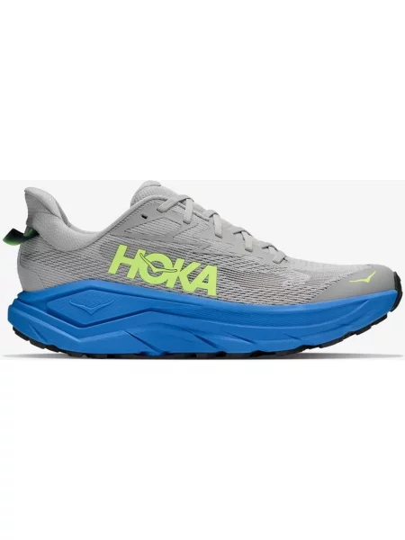 Buty do biegania HOKA Challenger 8 Wide niebieski kobaltowy żółty szary