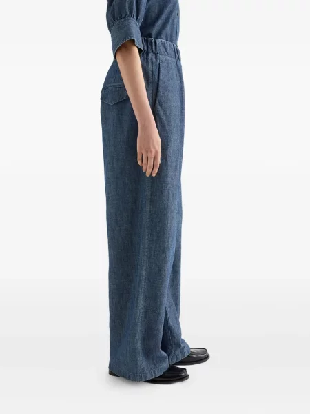 Pantaloni Jil Sander albastru