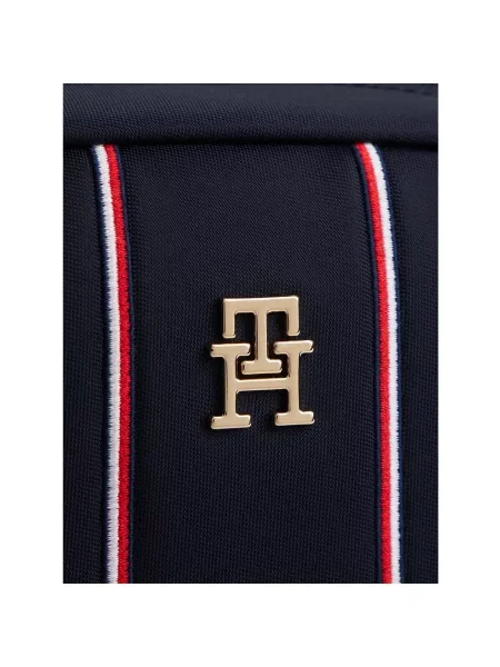 TOMMY HILFIGER Taška cez rameno námornícka / červená / biela modrá