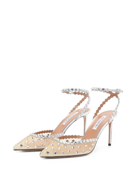 Pantofi cu toc Aquazzura plasă