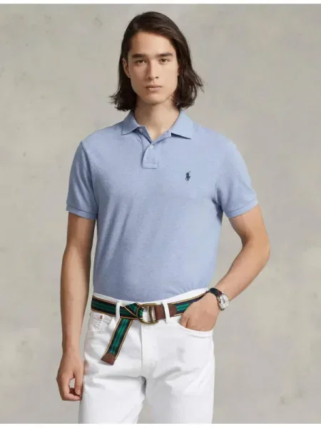 POLO RALPH LAUREN Tenisz póló | Custom slim fit kék