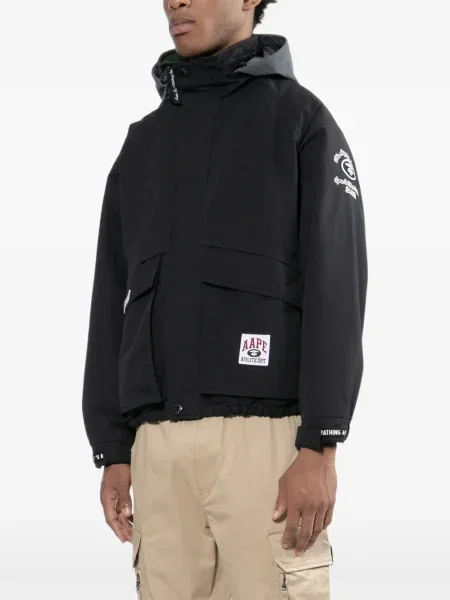 Geacă Aape By A Bathing Ape cu petice negru