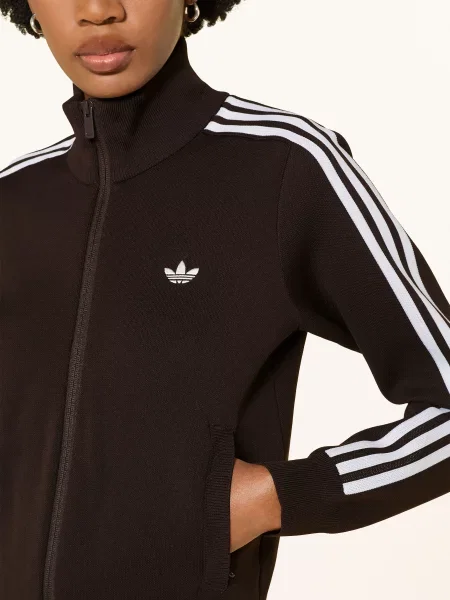 Adidas Originals Pletený Svetr Slim Knit tmavě hnědá bílá