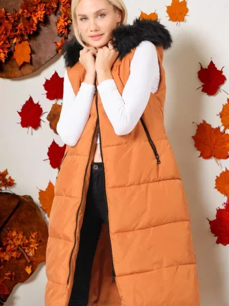 Vestă Dewberry portocaliu