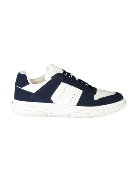 Sneakersy Tommy Jeans zamszowe casual niebieskie