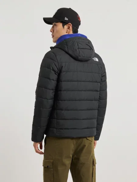 Geacă The North Face cu glugă negru