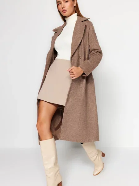 Palton Trendyol maro