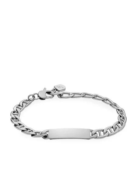 Гривна Fossil мъжка сребристо