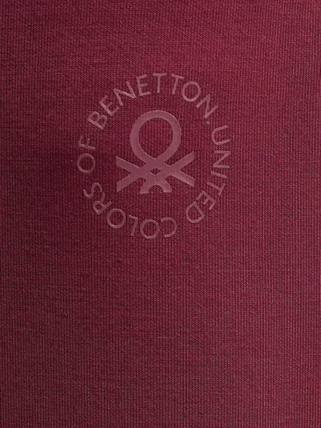 Однотонные спортивные штаны United Colors Of Benetton бордовые