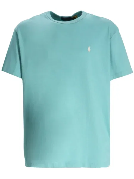 Polo Polo Ralph Lauren cu broderie de in cu dungi alb