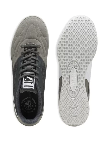 Sneakerși Puma Suede din piele de căprioară gri