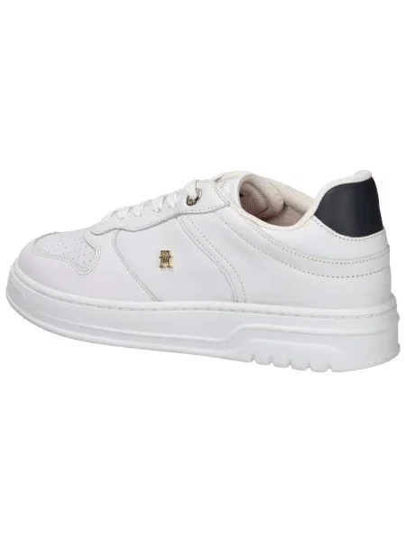 Sneakers Tommy Hilfiger Th Sporty Cupsole Corp alb