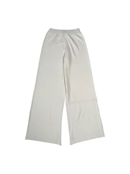 Dzianinowy spodnie palazzo Hinnominate biały