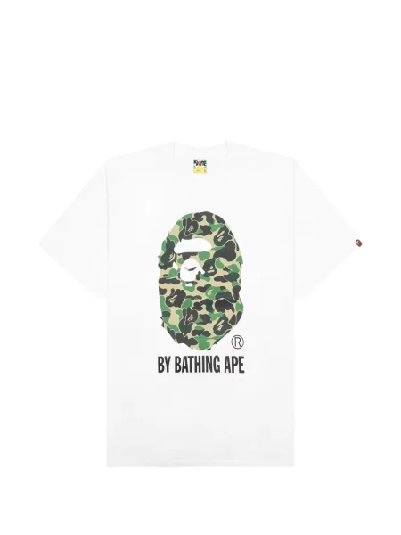 Tricou A Bathing Ape® cu autograf alb