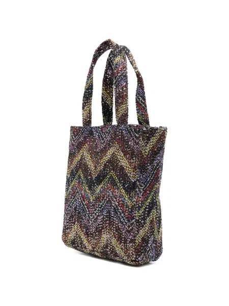 Mini geantă Missoni cu paiete mini negru