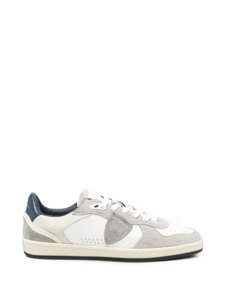 Sneakerși Philippe Model Paris cu autograf alb