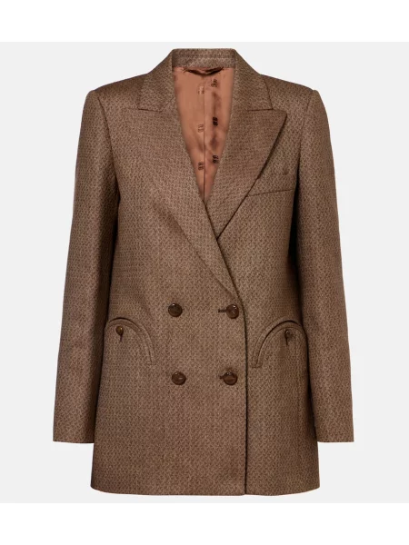 Marynarka Blazé Milano wełniana brązowa