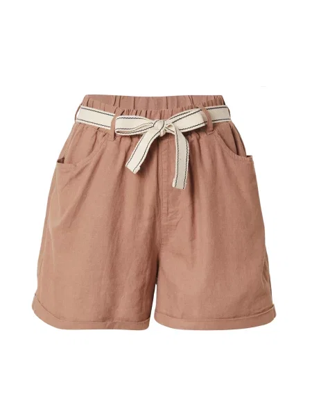 Pantaloni cutați deschis maro