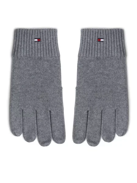 Tommy Hilfiger rukavice Essentials šedá