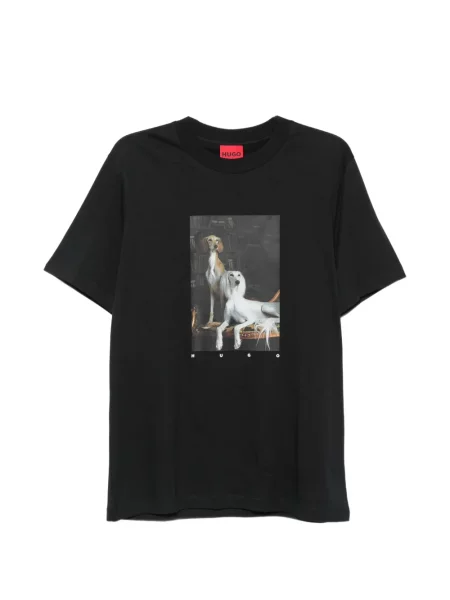 Tricou Hugo cu imagine negru