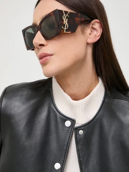 Saint Laurent ochelari de soare femei negru