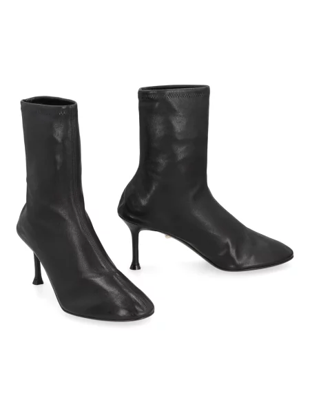 Buty do kostki Alevi Milano skórzane czarne