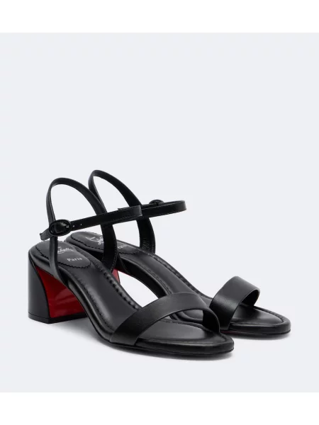 Sandale Christian Louboutin din piele negru
