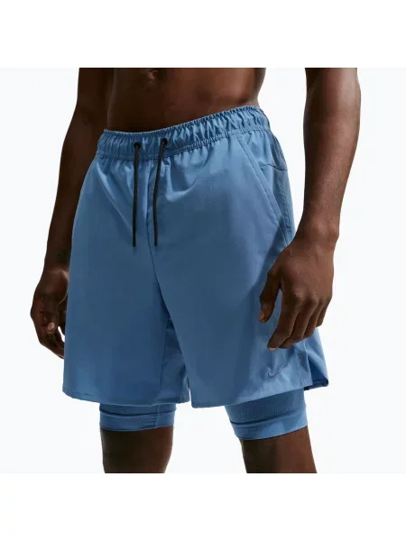 Pantaloni scurți de antrenament pentru bărbați Nike Unlimited indigo storm/indigo storm/indigo storm