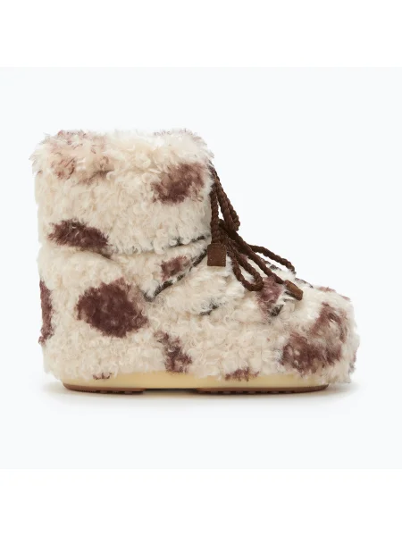 Ghete de zăpadă pentru femei Moon Boot Icon Low Curly cow
