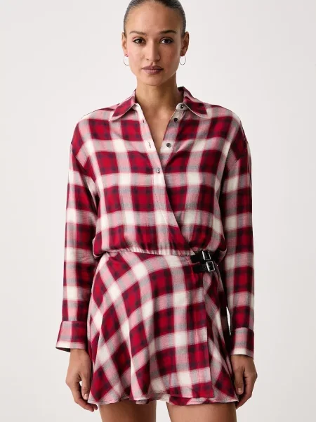 Pinko rochie evazată din vâscoză