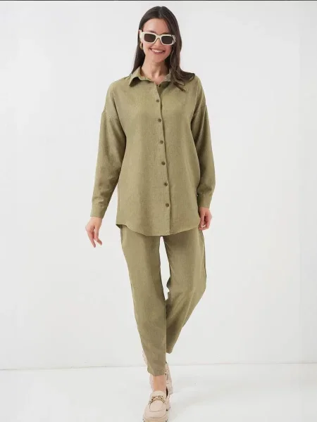 Bigdart Házi ruha Zweiteiliges Set khaki