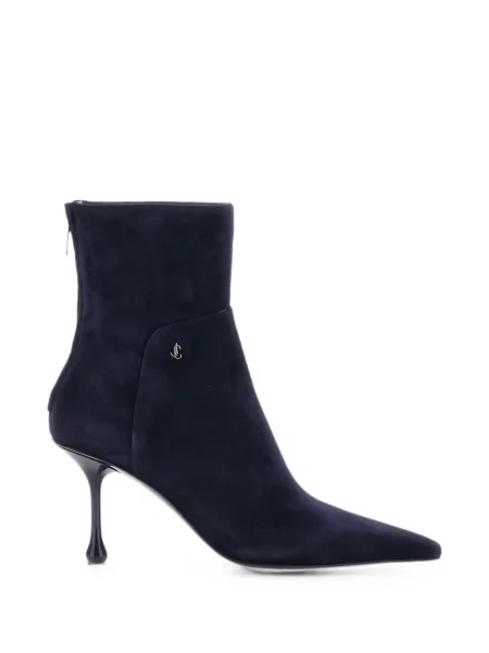 Cizme scurte Jimmy Choo din piele de căprioară albastru