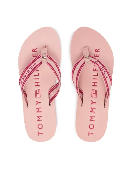Žabky Tommy Hilfiger Webbing Summer Sandal foggy pink