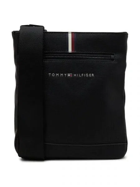 Tommy Hilfiger Geantă reporter TH ESSENTIAL MINI CROSSOVER negru