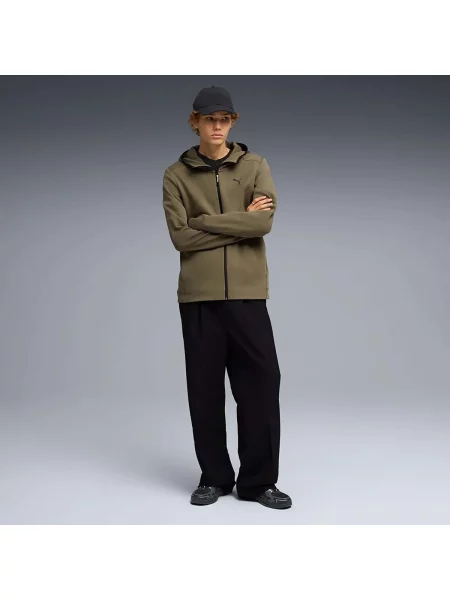 Hanorac cu glugă Puma verde