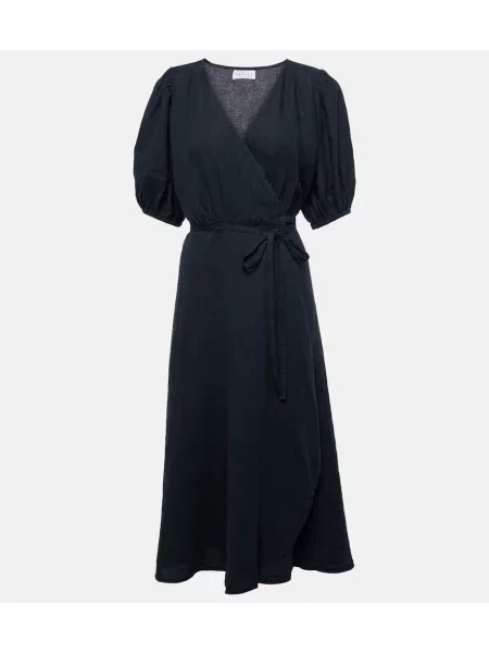 Rochie midi Velvet de in până la genunchi de costum negru