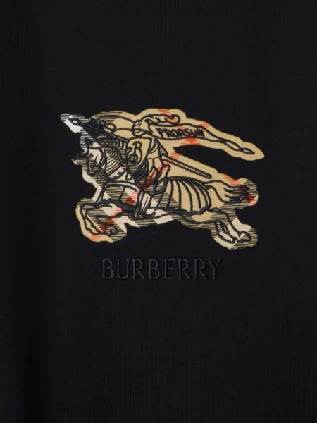 Tricou Burberry în carouri negru