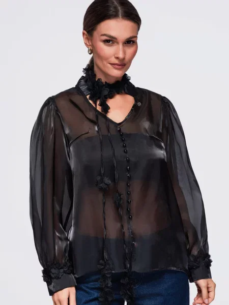 Bluza Ombre crna