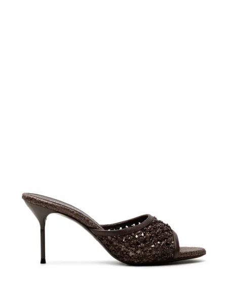 Papuci tip mules Paris Texas maro