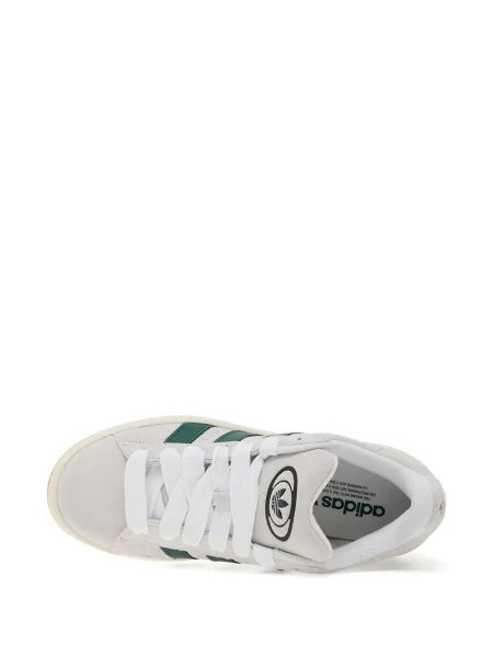 Велурени маратонки Adidas Gazelle на райета бяло