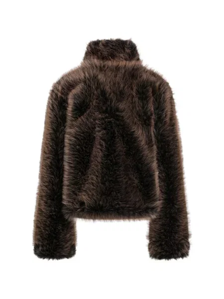 Geacă Bb Couture cu blană maro