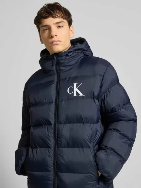 Kurtka w stylu puffer o kroju regular fit z nadrukiem z logo model Monogram' Calvin Klein Jeans