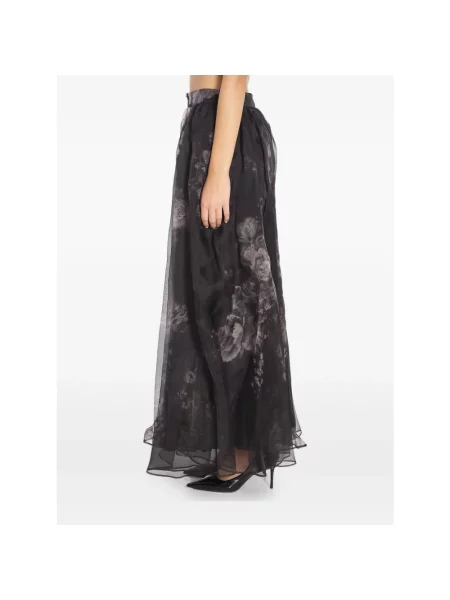 Spódnica midi Zimmermann tiulowa do kolan czarna