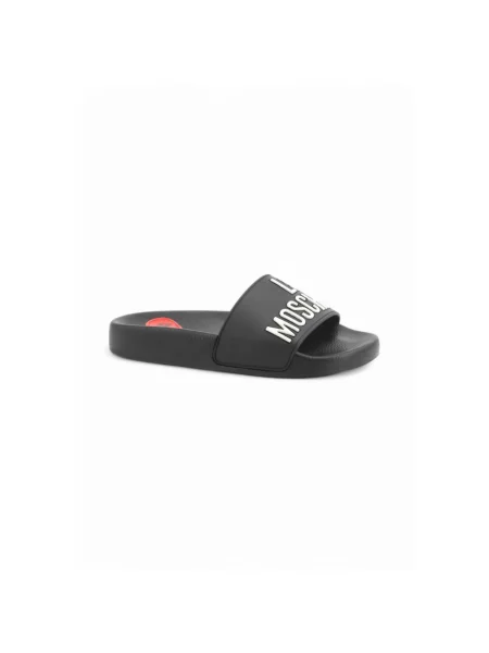 LOVE MOSCHINO Klapki czarny