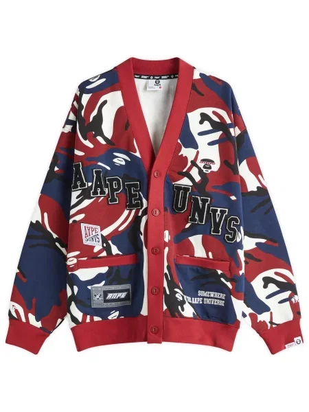 Kardigan Aape By A Bathing Ape bordowy